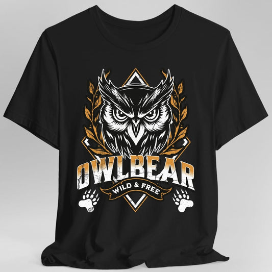 Printify T-Shirt Black / S D&D Owlbear Shirt