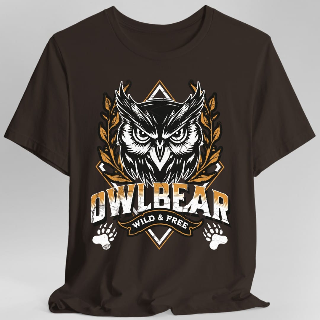 Printify T-Shirt Dark Chocolate / S D&D Owlbear Shirt