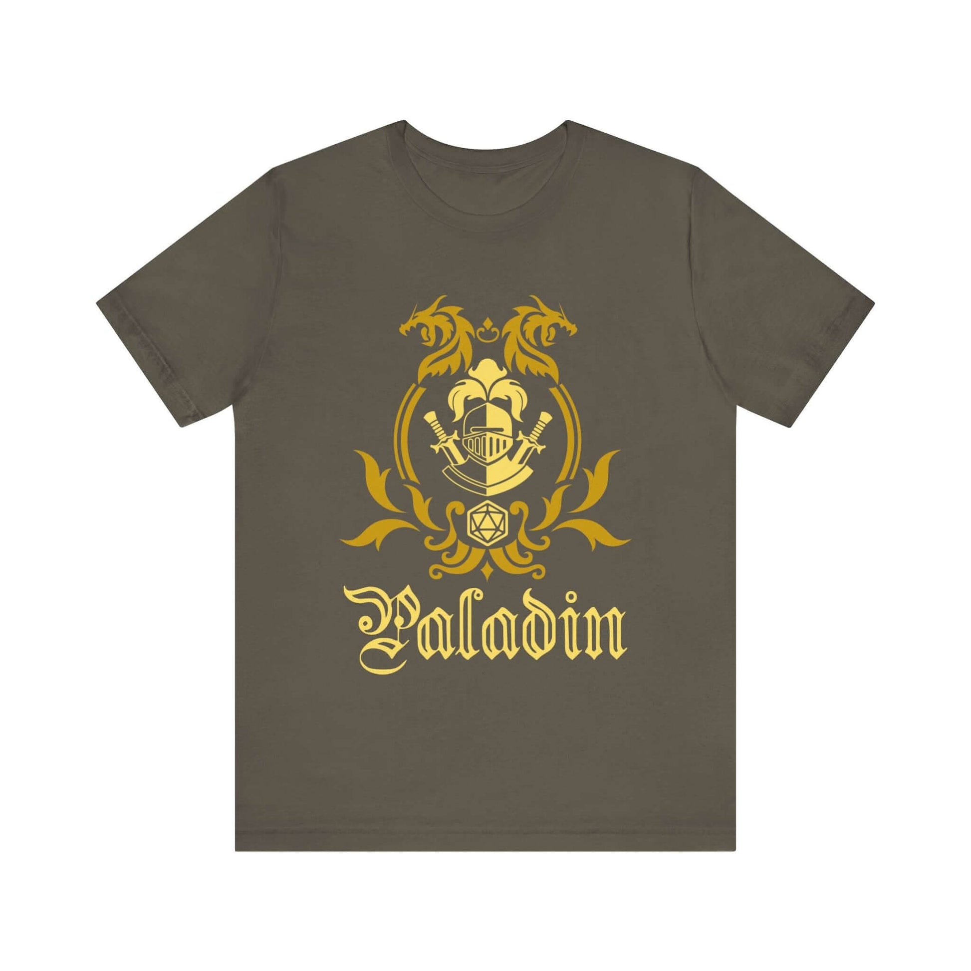 Printify T-Shirt Army / S D&D Paladin Class Emblem T-Shirt