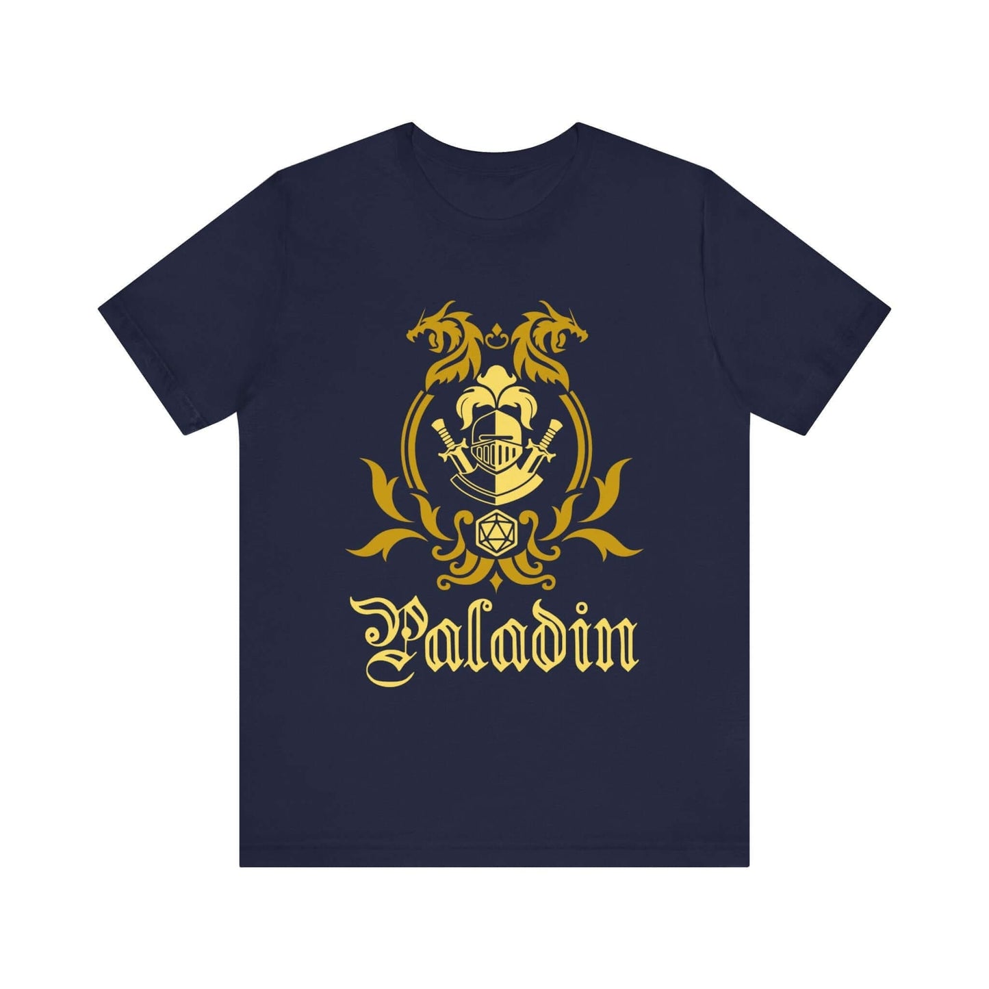 Printify T-Shirt Navy / S D&D Paladin Class Emblem T-Shirt