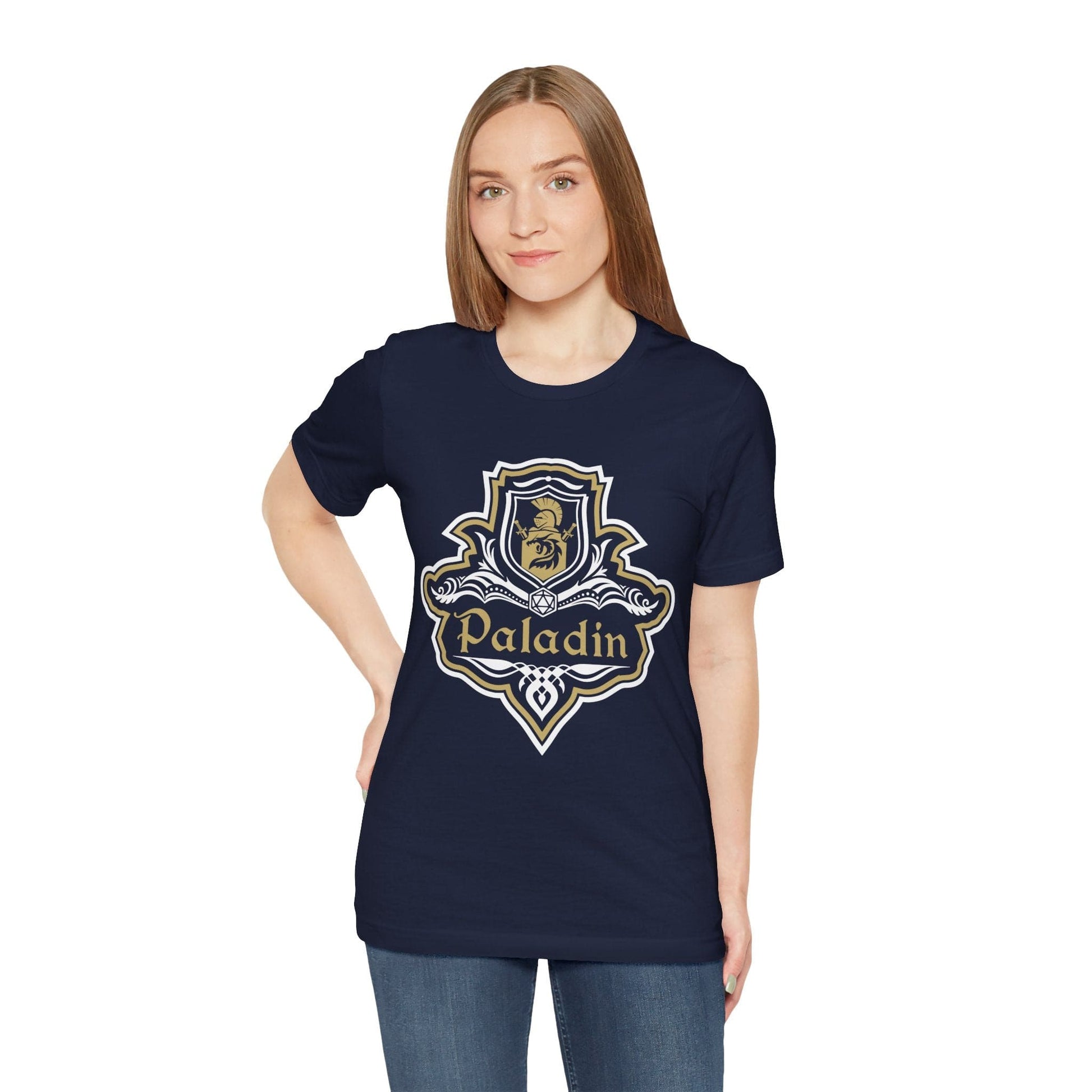 Printify T-Shirt D&D Paladin Class Fancy Emblem T-Shirt