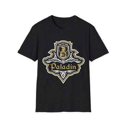 Printify T-Shirt Black / S D&D Paladin Class Fancy Emblem T-Shirt
