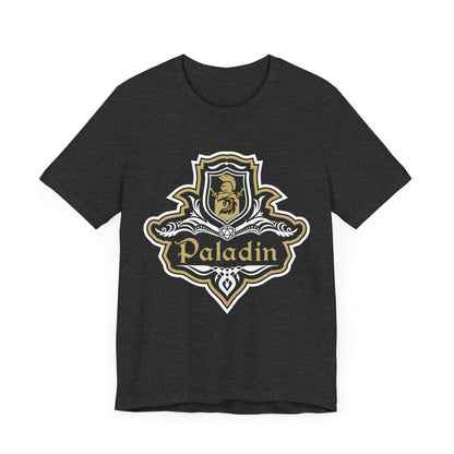 Printify T-Shirt Dark Grey Heather / S D&D Paladin Class Fancy Emblem T-Shirt