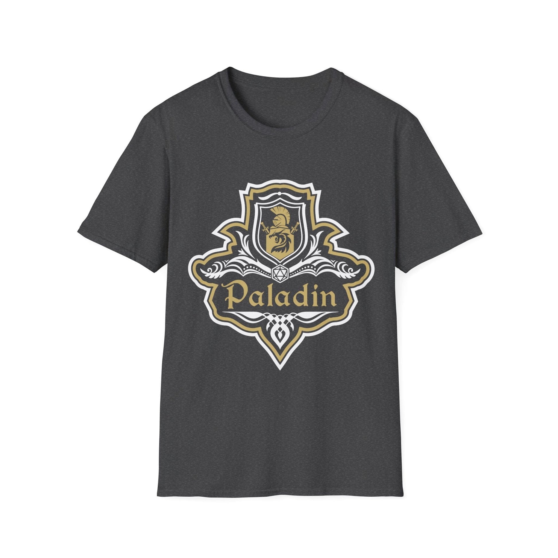 Printify T-Shirt Dark Heather / S D&D Paladin Class Fancy Emblem T-Shirt