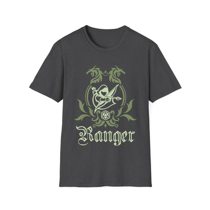 Printify T-Shirt Dark Heather / S D&D Ranger Class Emblem T-Shirt
