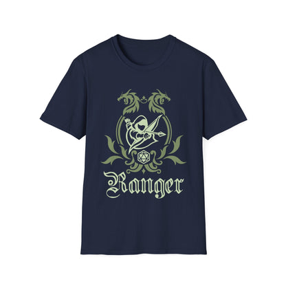 Printify T-Shirt Navy / S D&D Ranger Class Emblem T-Shirt