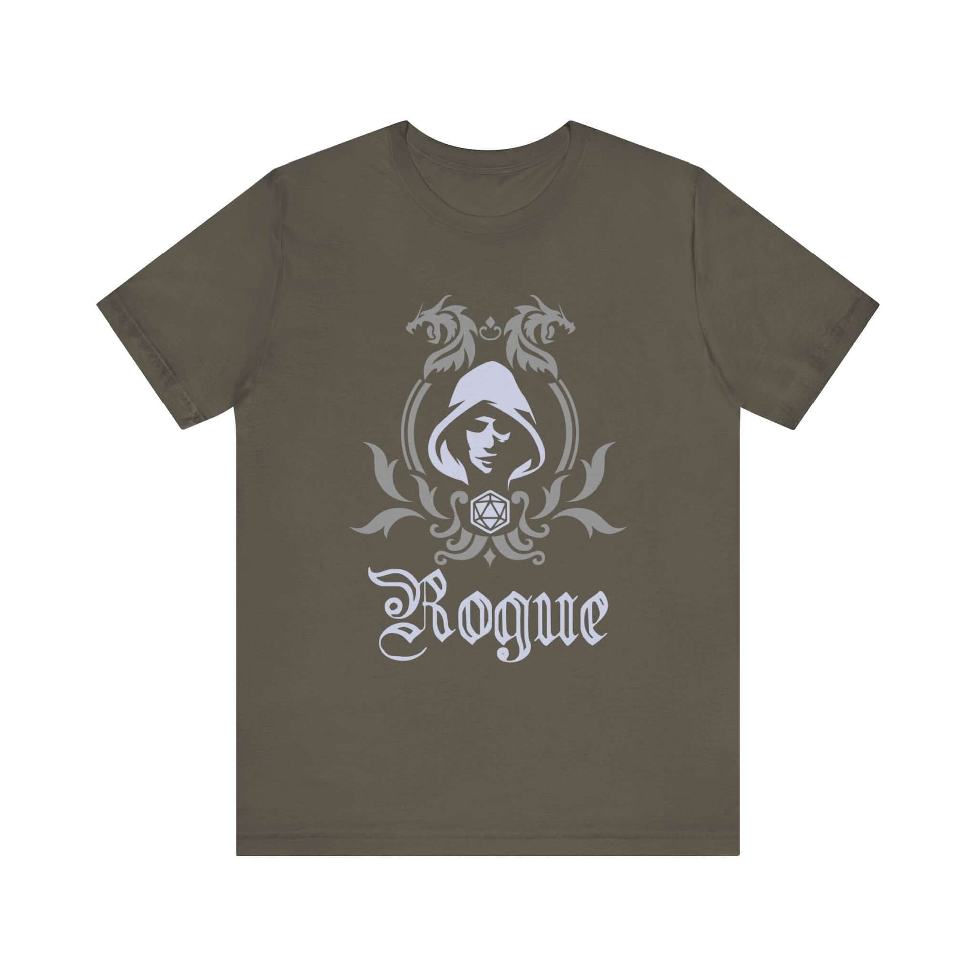 Printify T-Shirt Army / S D&D Rogue Class Emblem T-Shirt