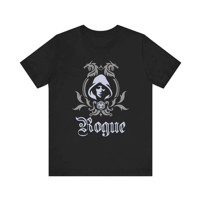 Printify T-Shirt Black / S D&D Rogue Class Emblem T-Shirt