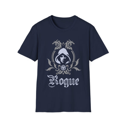 Printify T-Shirt Navy / S D&D Rogue Class Emblem T-Shirt