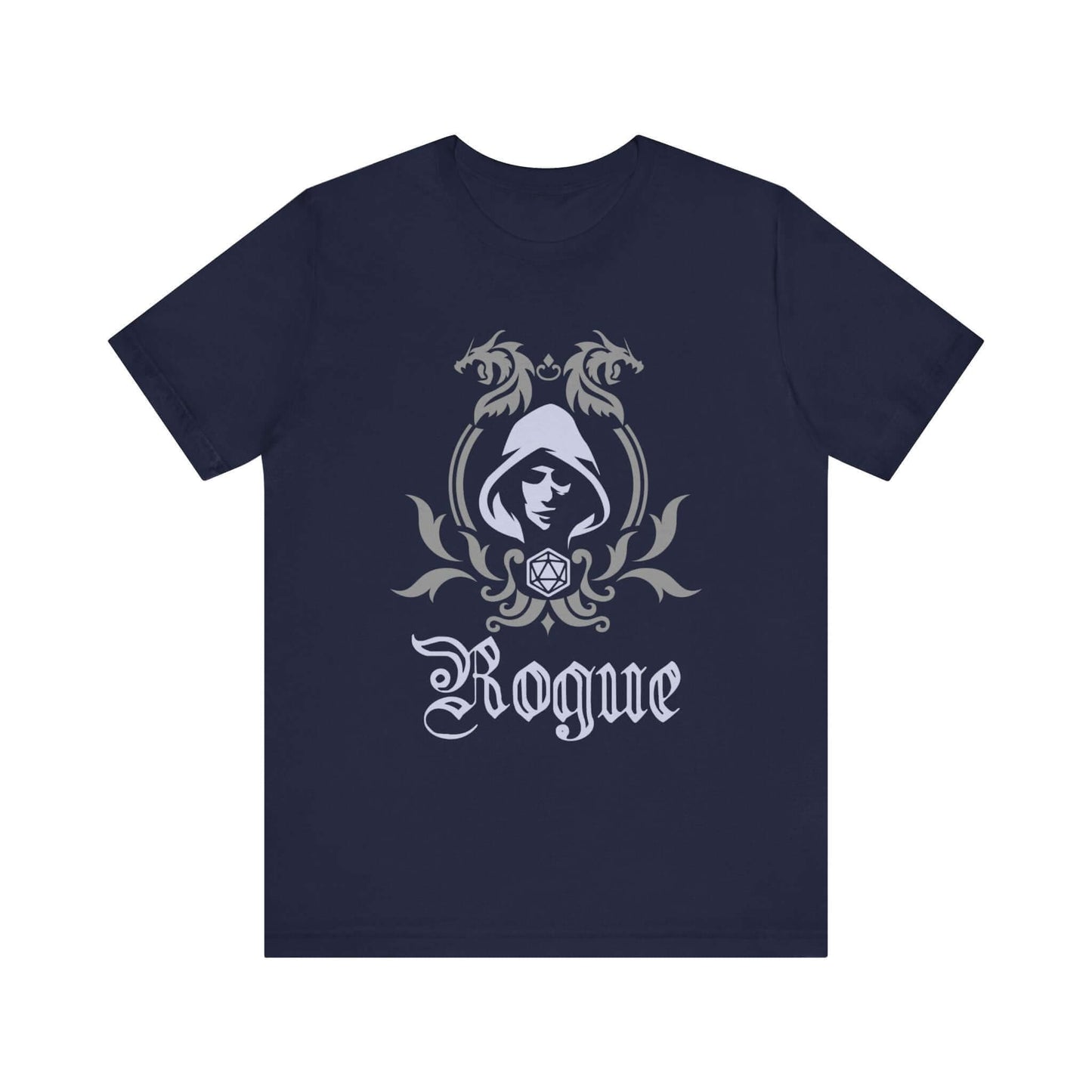 Printify T-Shirt Navy / S D&D Rogue Class Emblem T-Shirt