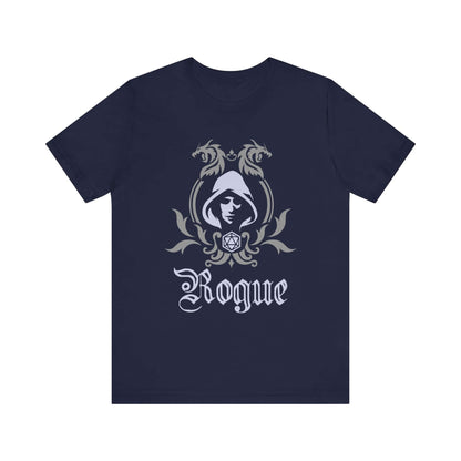 Printify T-Shirt Navy / S D&D Rogue Class Emblem T-Shirt