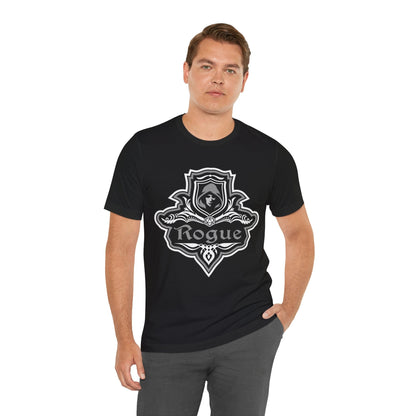 Printify T-Shirt D&D Rogue Class Fancy Emblem T-Shirt