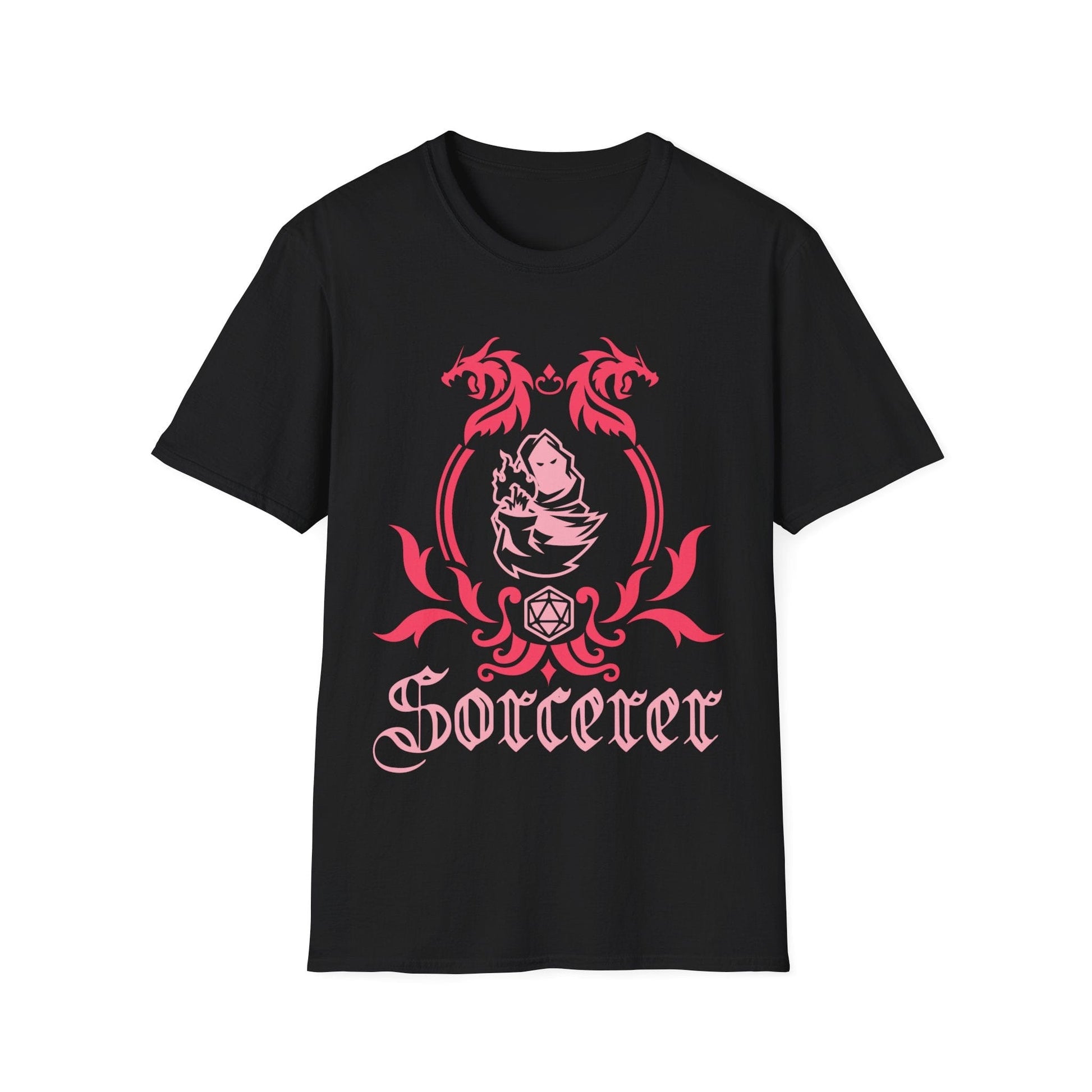 Printify T-Shirt Black / S D&D Sorcerer Class Emblem T-Shirt