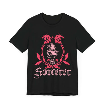 Printify T-Shirt Black / S D&D Sorcerer Class Emblem T-Shirt