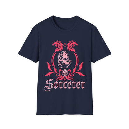 Printify T-Shirt Navy / S D&D Sorcerer Class Emblem T-Shirt