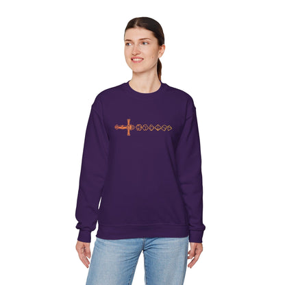 Printify Sweatshirt D&D Sword D20 Sweatshirt