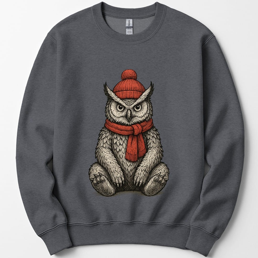 Printify Sweatshirt Dark Heather / S D&D Vintage Owlbear Sweatshirt