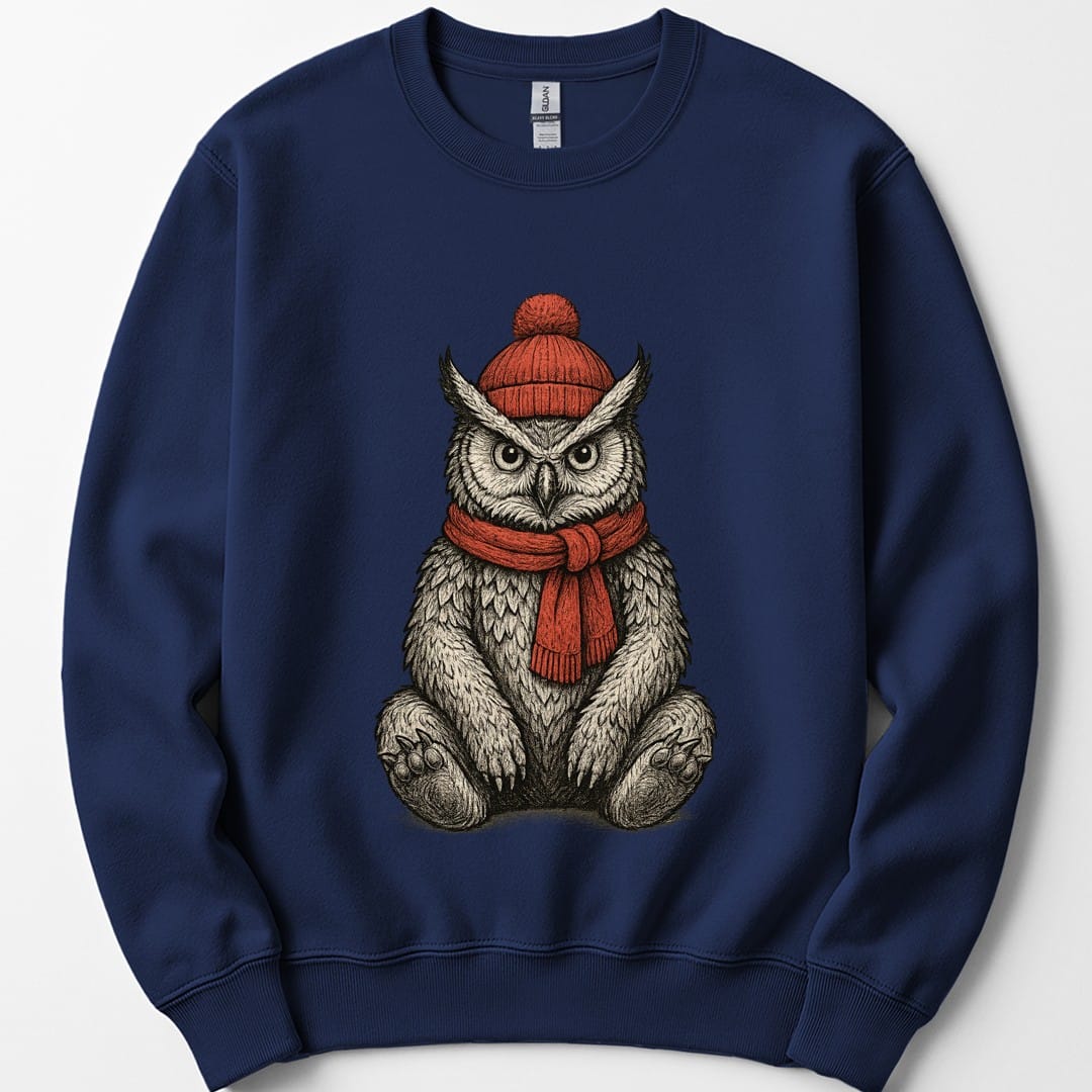 Printify Sweatshirt Navy / S D&D Vintage Owlbear Sweatshirt