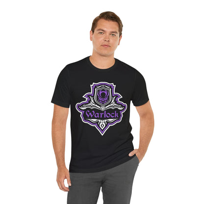 Printify T-Shirt D&D Warlock Class Fancy Emblem T-Shirt