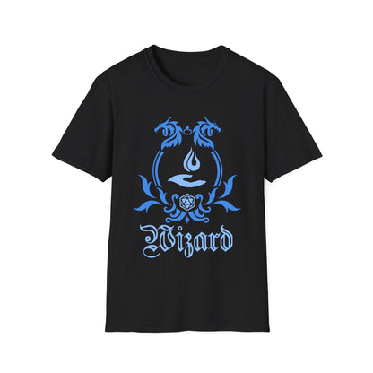 Printify T-Shirt Black / S D&D Wizard Class Emblem T-Shirt