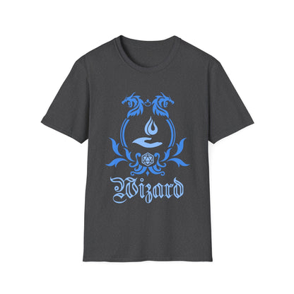 Printify T-Shirt Dark Heather / S D&D Wizard Class Emblem T-Shirt