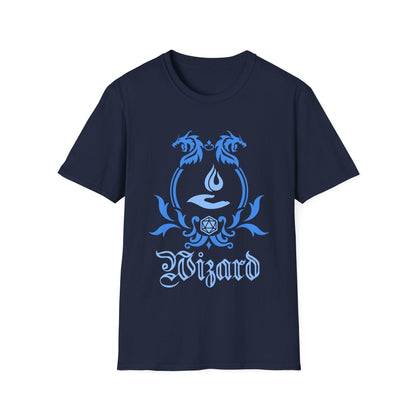 Printify T-Shirt Navy / S D&D Wizard Class Emblem T-Shirt