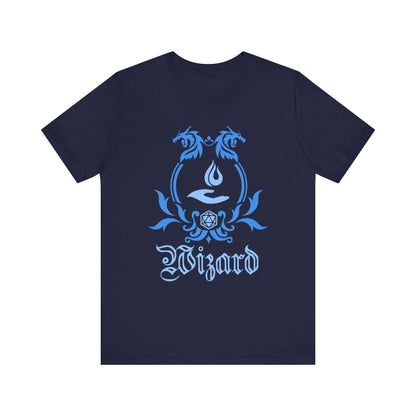 Printify T-Shirt Navy / S D&D Wizard Class Emblem T-Shirt