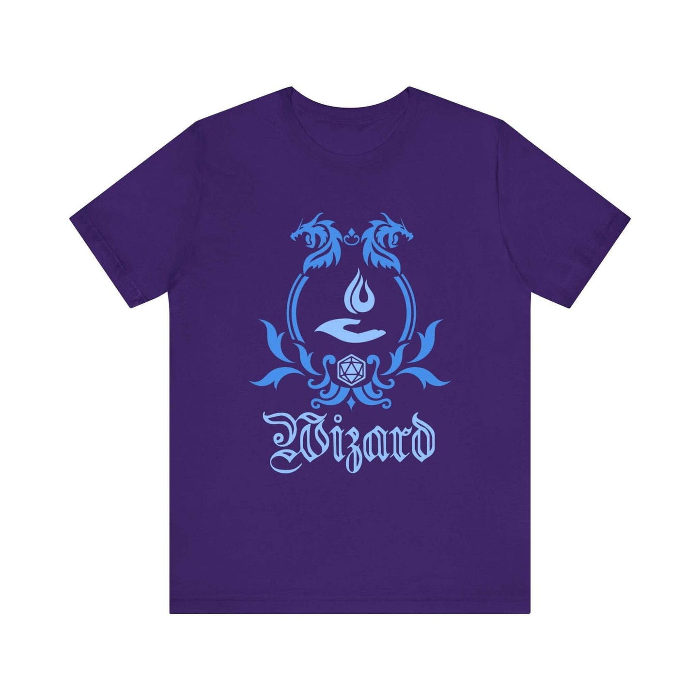 Printify T-Shirt Team Purple / S D&D Wizard Class Emblem T-Shirt