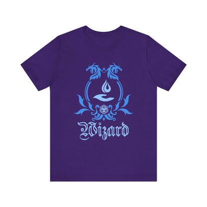 Printify T-Shirt Team Purple / S D&D Wizard Class Emblem T-Shirt