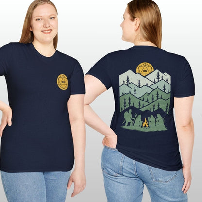 Printify T-Shirt D20 Landscape Front & Back T-Shirt