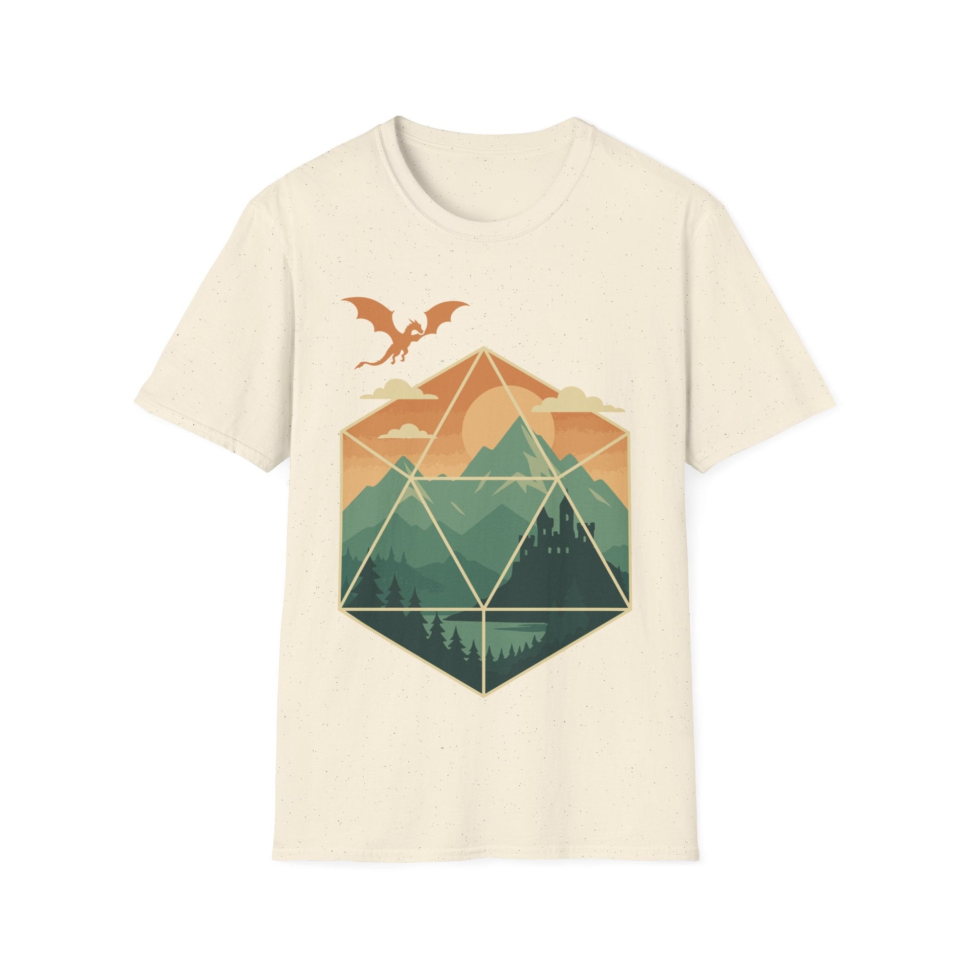 Printify T-Shirt Natural / S D20 Mountain Landscape T-Shirt