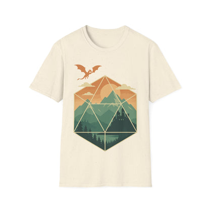 Printify T-Shirt Natural / S D20 Mountain Landscape T-Shirt