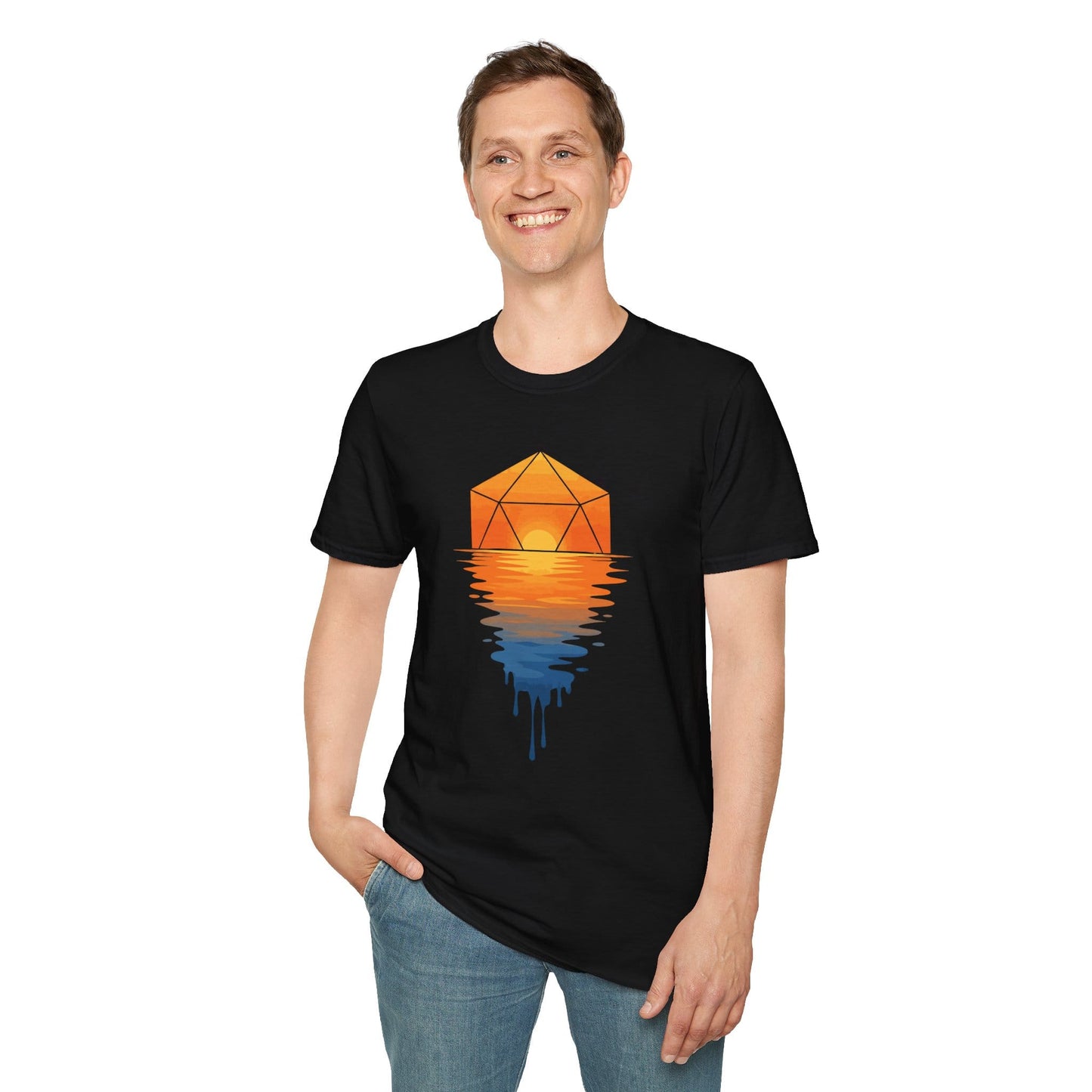 Printify T-Shirt D20 Sunset T-shirt