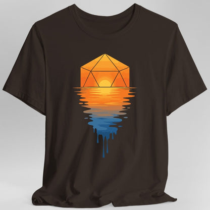 Printify T-Shirt Dark Chocolate / S D20 Sunset T-shirt