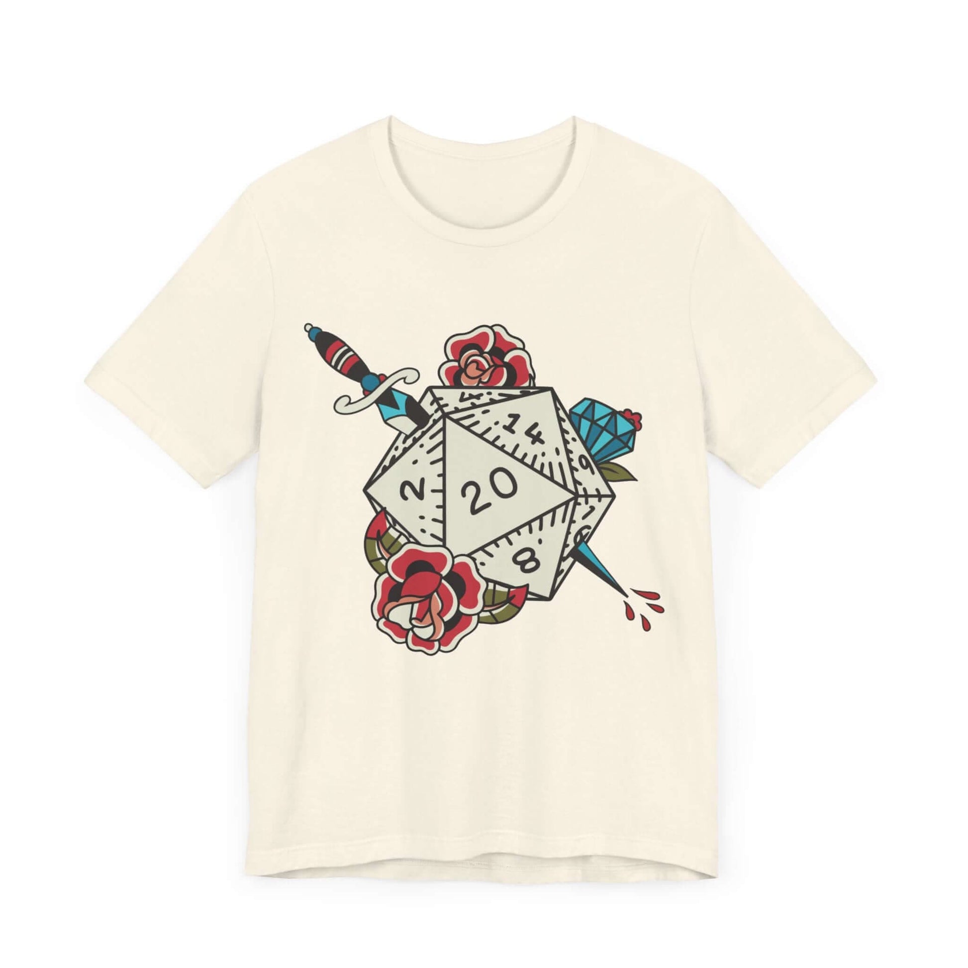 Printify T-Shirt D20 Tattoo T-shirt