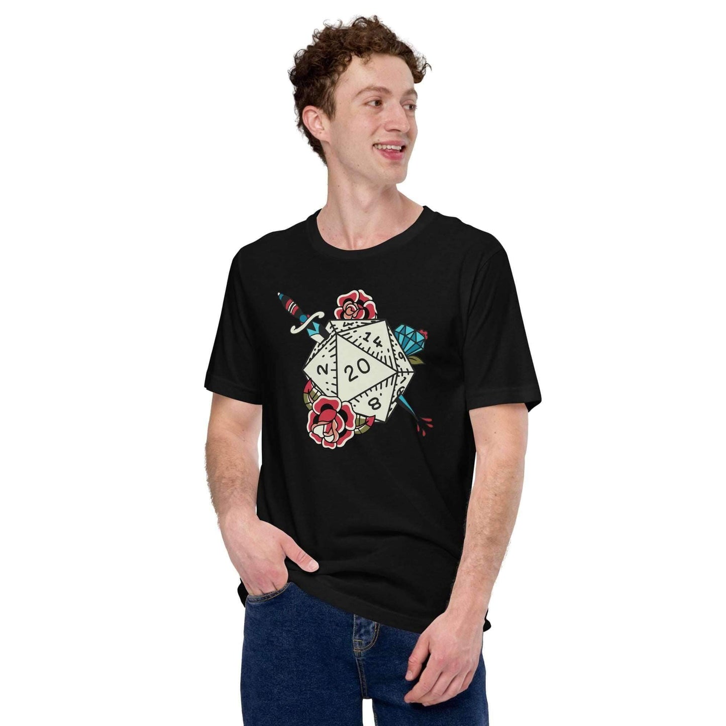 Printify T-Shirt D20 Tattoo T-shirt