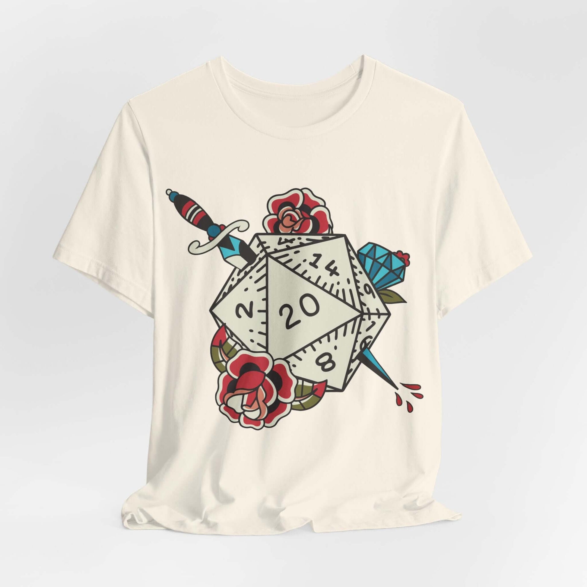 Printify T-Shirt Natural / S D20 Tattoo T-shirt