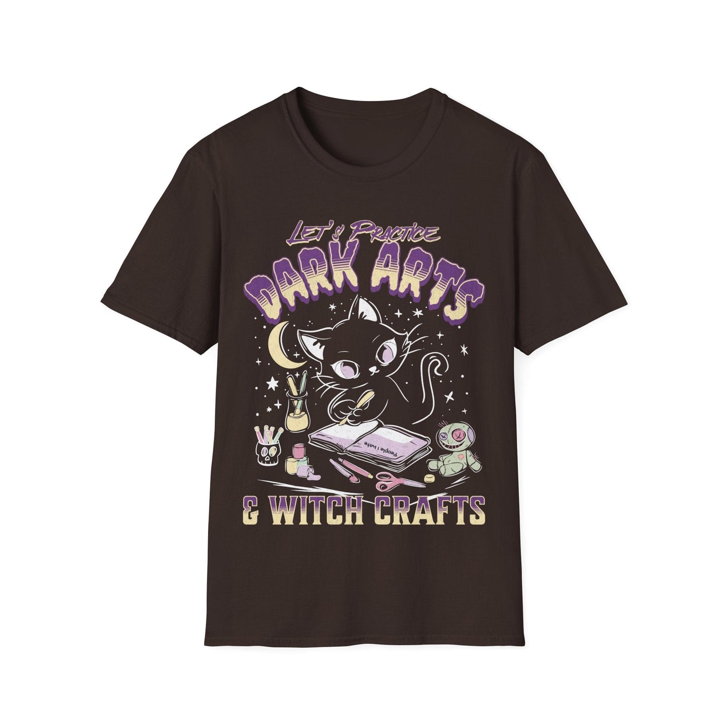 Printify T-Shirt Dark Chocolate / S Dark Arts & Witch Crafts Shirt