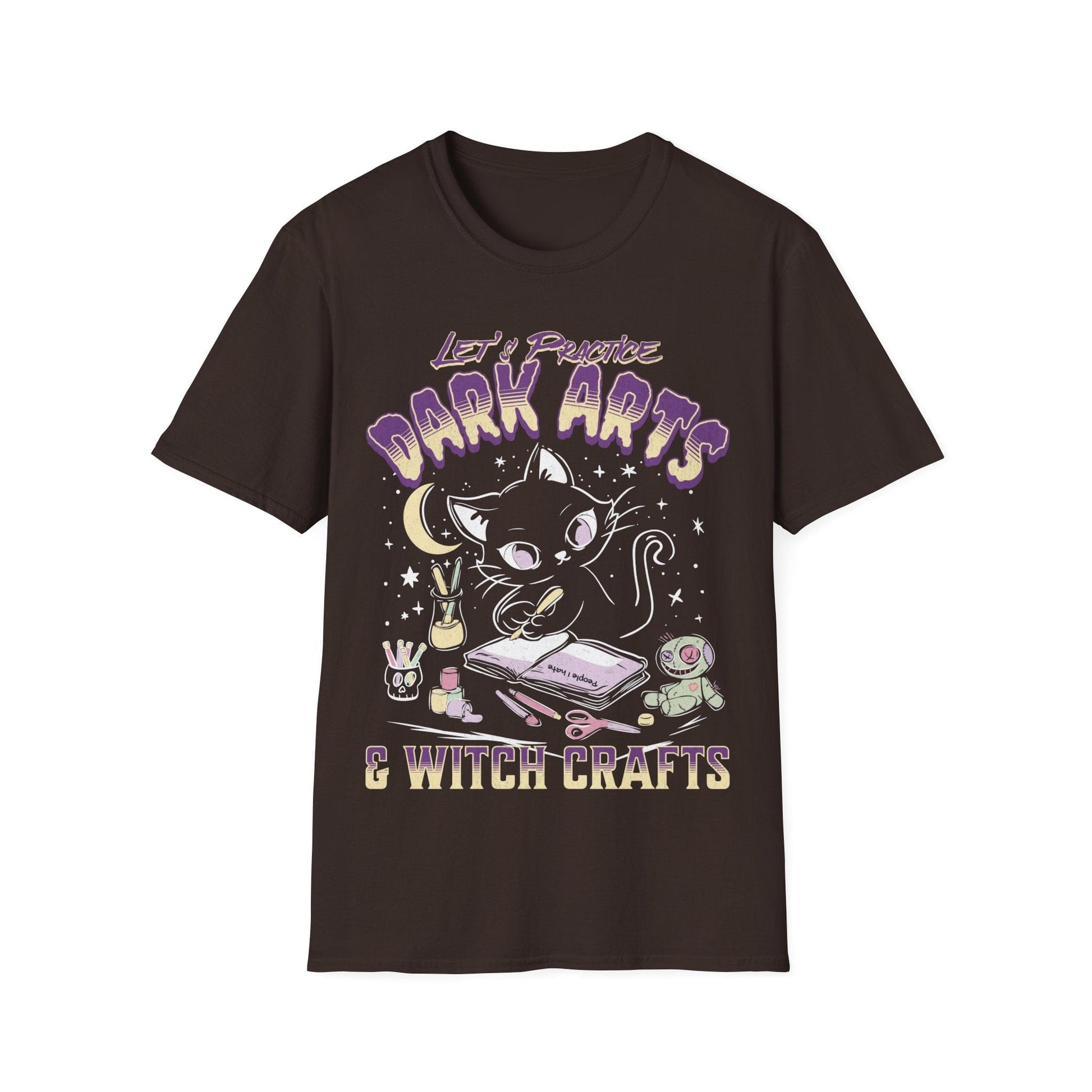 Printify T-Shirt Dark Chocolate / S Dark Arts & Witch Crafts Shirt