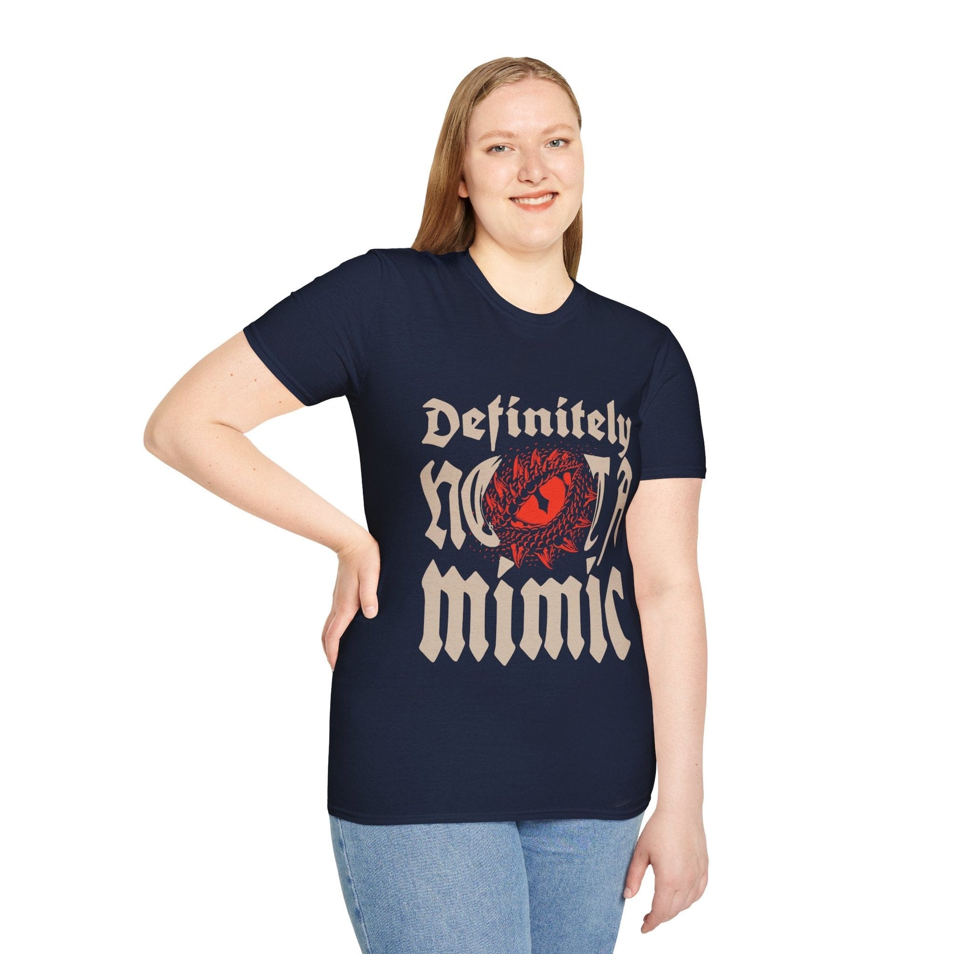 Printify T-Shirt Definitely Not A Mimic Shirt