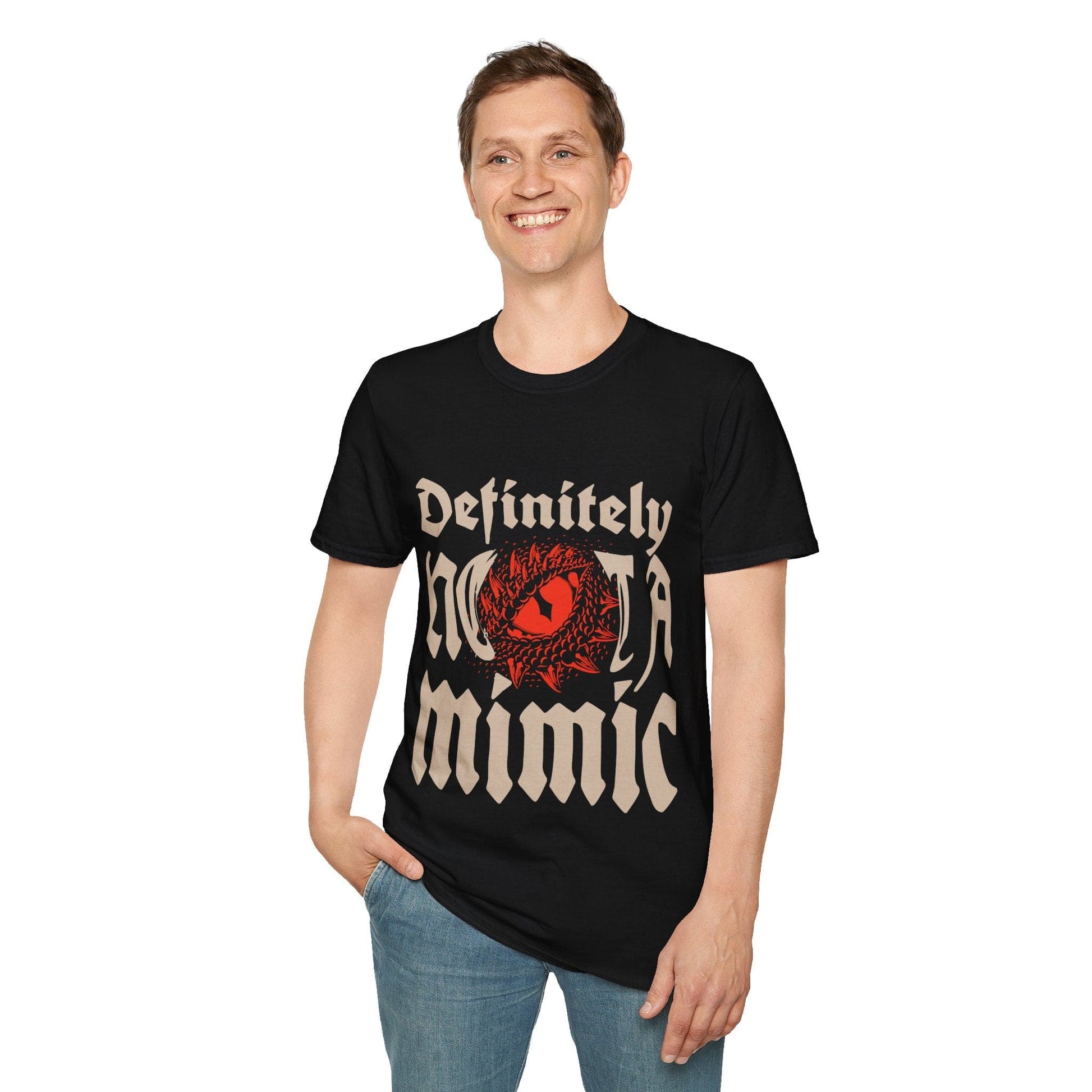 Printify T-Shirt Definitely Not A Mimic Shirt