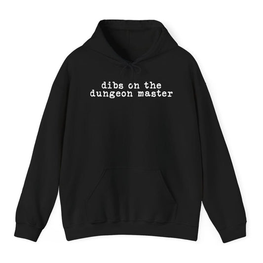 Printify Hoodie Black / S Dibs On The Dungeon Master Hoodie