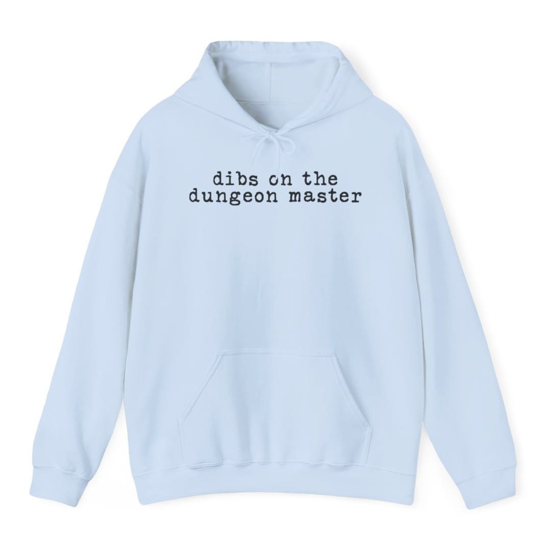 Printify Hoodie Light Blue / S Dibs On The Dungeon Master Hoodie