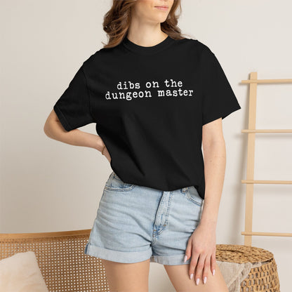 Printify T-Shirt Dibs On The Dungeon Master T-Shirt - Comfort Colors