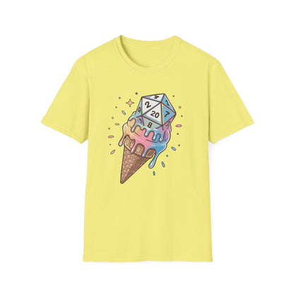 Printify T-Shirt Yellow / S Dice Cream DnD Shirt