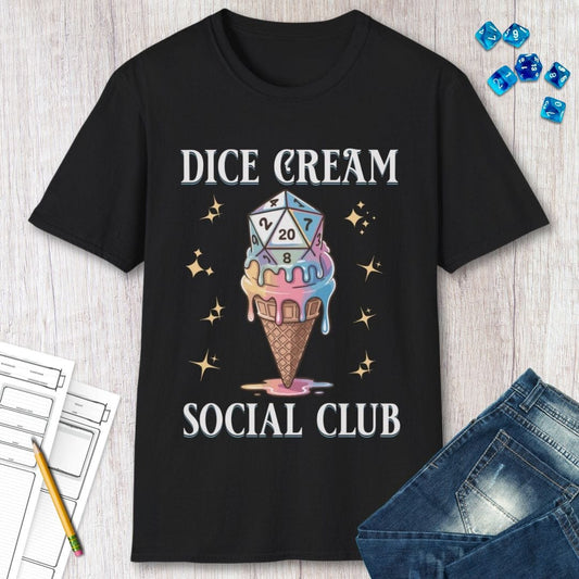 Printify T-Shirt Dice Cream Social Club T-shirt