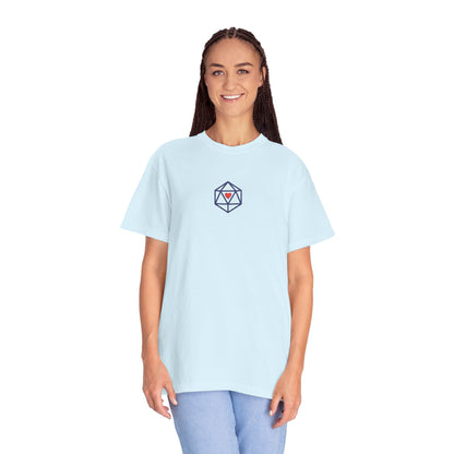 Printify T-Shirt Dice Embroidery T-Shirt - Comfort Colors