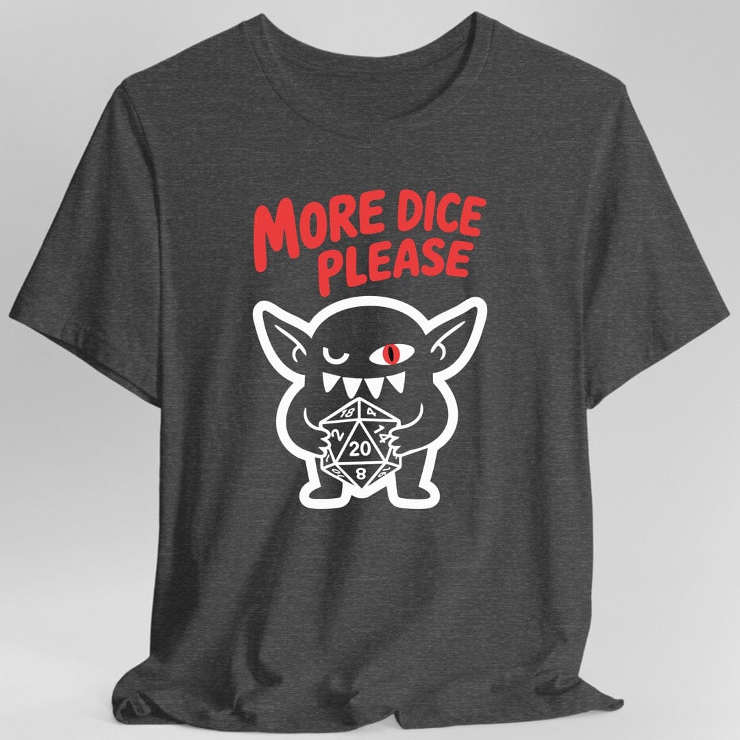 Printify T-Shirt Dark Heather / S Dice Goblin T-shirt