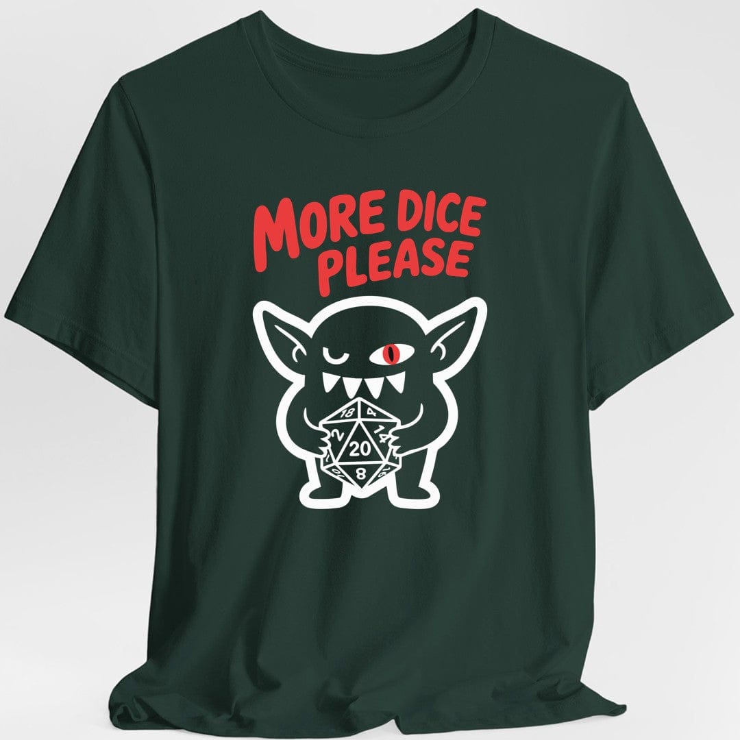 Printify T-Shirt Forest Green / S Dice Goblin T-shirt