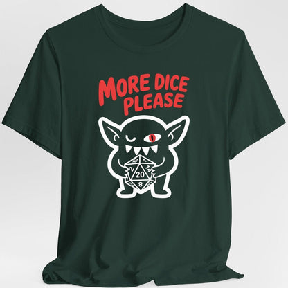 Printify T-Shirt Forest Green / S Dice Goblin T-shirt
